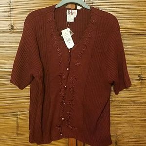 R&K short sleeve cardigan
